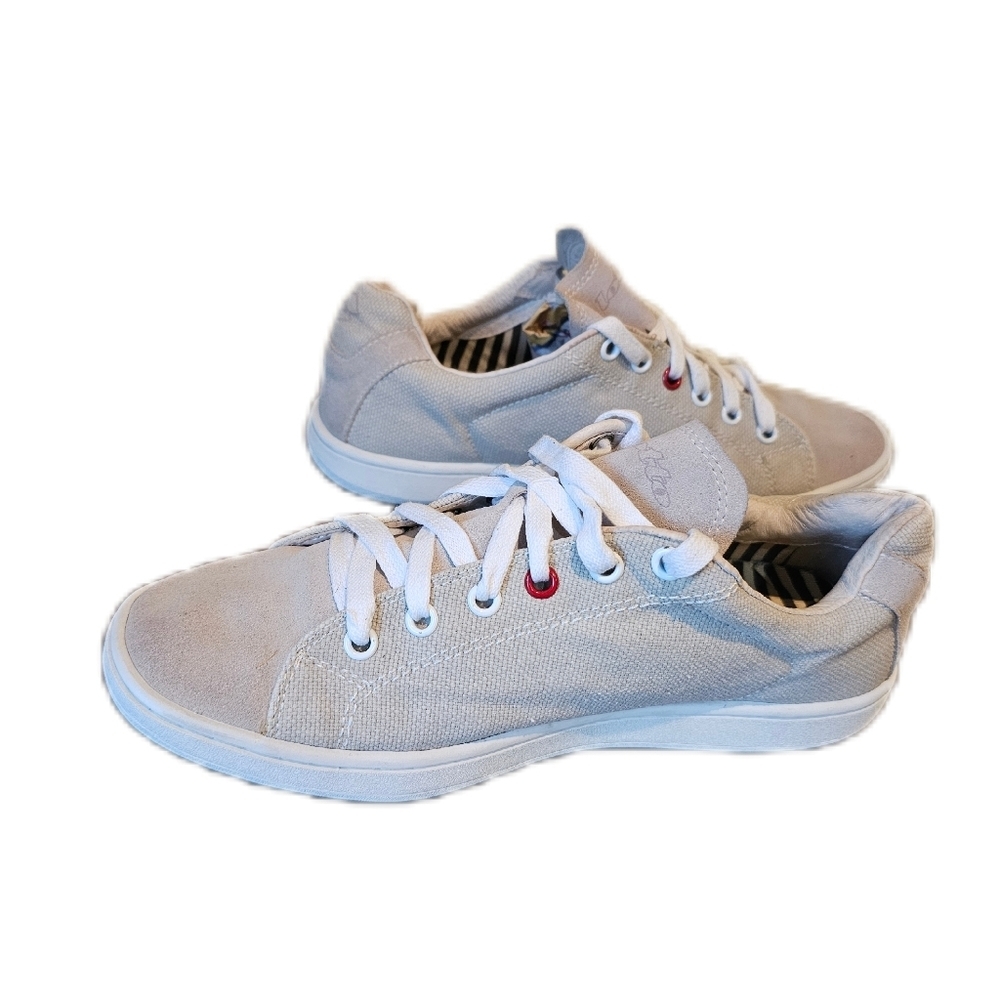 LOTTO women canvas sneakers beige size 7.5 US 38 Eur - Picture 3 of 9